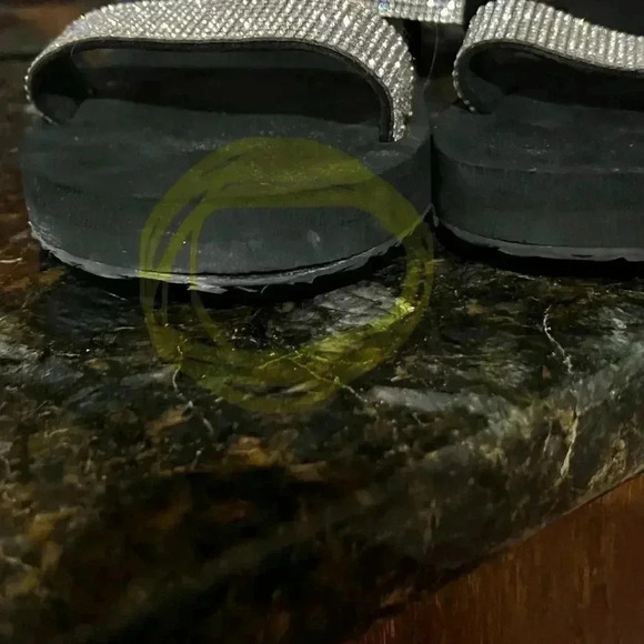 STEVE MADDEN BLING BLING SANDALS ** SEE DESCRIPTION ** - Picture 4 of 8